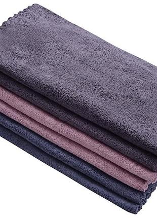 Набір рушників soho 35х75см velur mix, 6 шт.