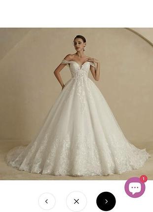 Нова біла весільна сукня(8)