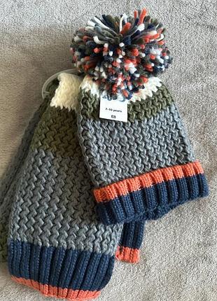 Набір шапка та шарф matalan  розмір 7-10 років