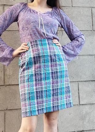 Клетчатая юбка 💜