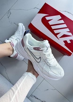 Nike v2k run pink white