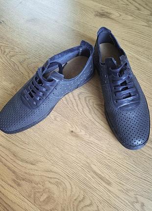 Туфли, макассины мужские кожаные