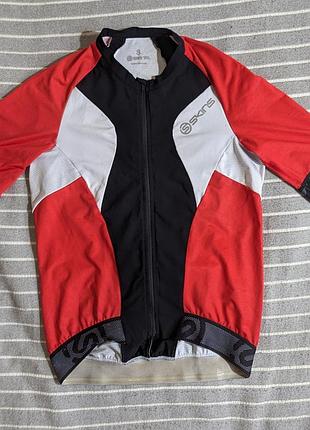 Джерсі/вело-джерсі skins s червона 2 штуки