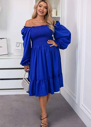 Платье миди .лёгкое платье. сукня.новинка