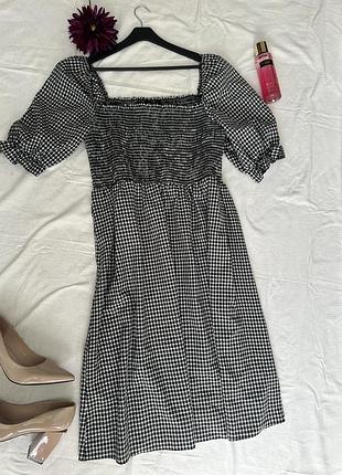 ✨ стильна сукня у дрібну клітинку ✨