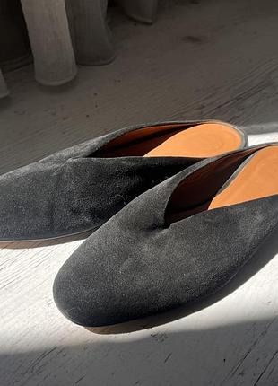 Жіночі мюлі з натуральної замші італійського виробництва (розмір указано 40-але по факту на 38й повномірний)