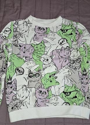 Кофта на флисе на 8-9 лет ростом 134