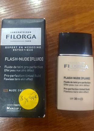 Тональний флюїд для обличчя filorga flash nude тон nude dark