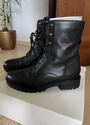 Чорні черевики geox осінь/зима