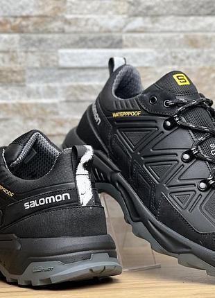 Чоловічі шкіряні кросівки salomon ranger waterproof