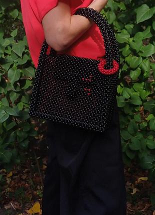 Сумка из бусин.