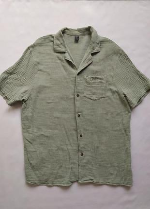 Теніска шведка муслінова xl хакі м'ята