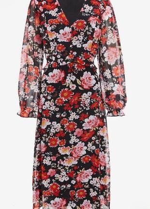 Шифонова сукня міді