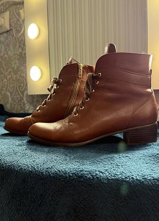 Ботинки шкіряні (осінь/весна), розмір 40