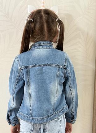 Куртка джинс f&f на 7-8 років 2