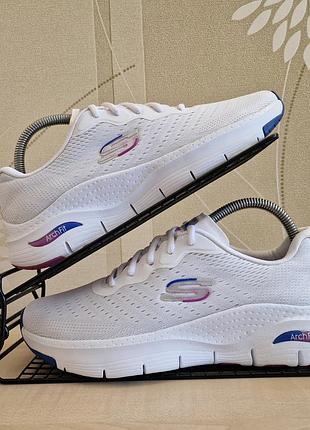 Білі кросівки skechers arch fit оригінал розмір 39-40