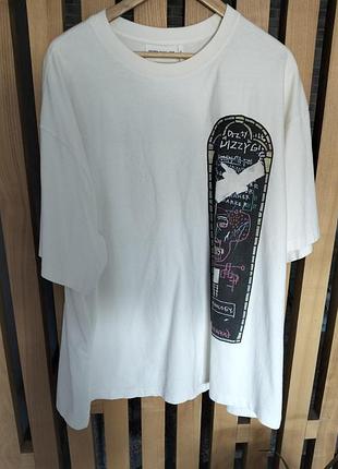 Футболка jean michael basquiat and h&amp;m
