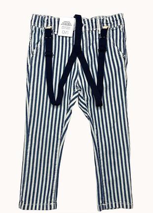 Штани у смужку бренд ovs kids для хлопчика на зріст 92 см
