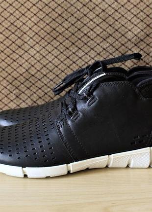 Кросівки високі ecco intrinsic 1 w 860023 оригінал натуральна шкіра нові розмір 35 чорні