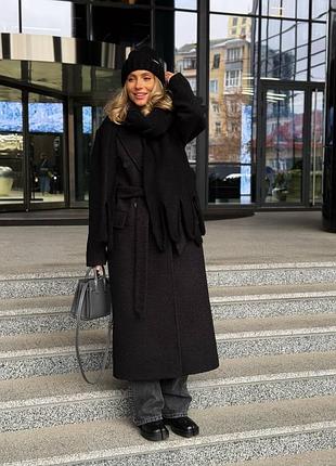 Пальто букле