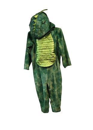 Мегакрутий реалістичний костюм динозавра з ефектом 3d на 7-8 років