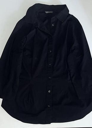 Чорна класична сорочка