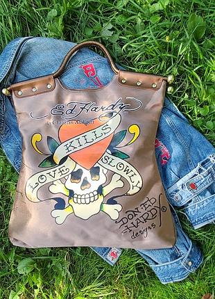 Жіноча сумка від ed hardy