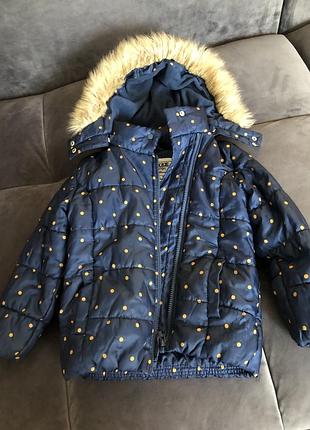 Тепла курточка для дівчинки. 4-5 років. 8