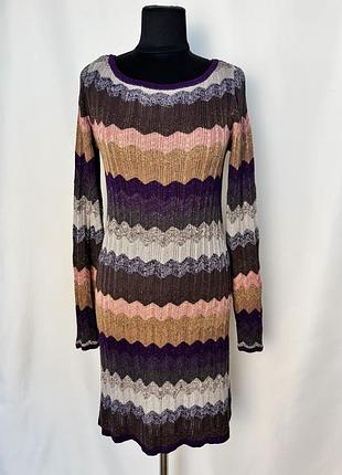 Вʼязана сукня з довгими рукавами missoni lindex