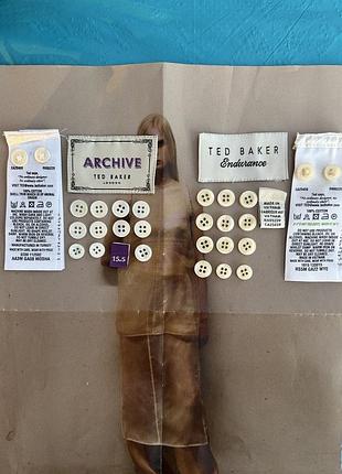 Бірки ґудзики на сорочку ted baker archive endurance