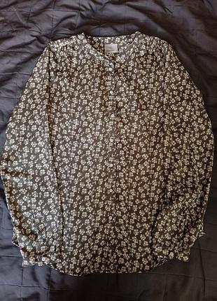 Блуза в цветочный принт