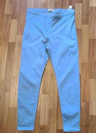 Еластичні блакитні джегінси розмір 18 основна тканина бавовна підійдуть високим панянкам