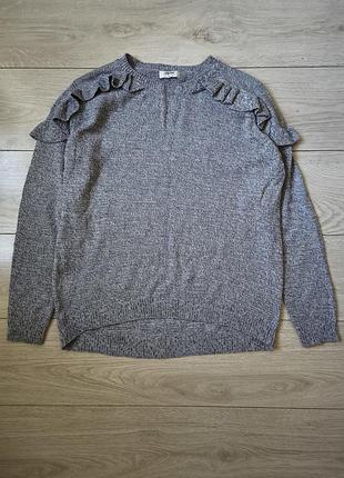 Акриловый свитер с воланами