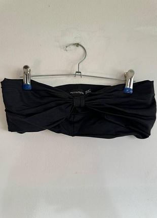 Чорний топ бандо жіночий