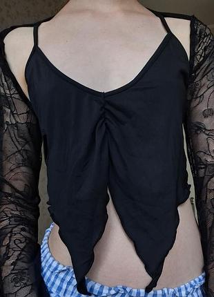 Готический топ shein