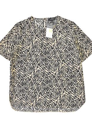 Новая тигровая блуза прямого кроя primark