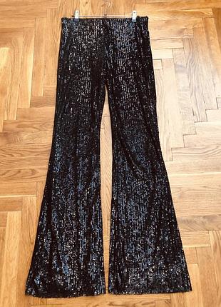 Гарнючі ошатні французькі штани кльош 36-40 😊👍👖🔥