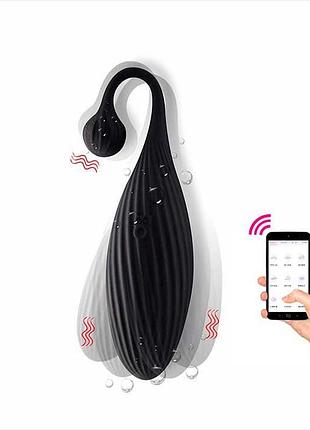 Смарт виброяйце svakom primo wine – черный