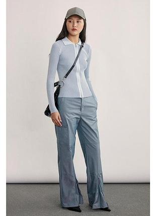 Брюки из твила женские h&amp;m размер 36(s)