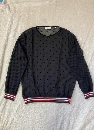 Sandro paris прозрачная блузка р s