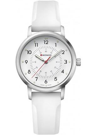 Часы женские белые wenger watch avenue w01.1621.112