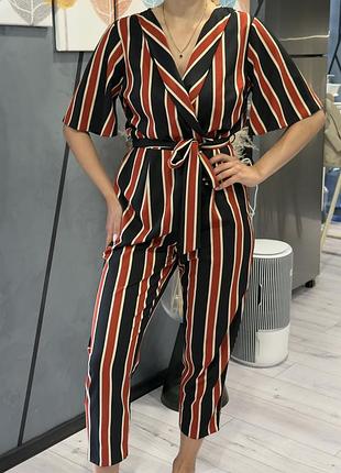 Комбінезон/брючний/класичний/з штанами/стильний/під пояс/новий