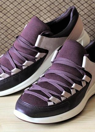 Кроссовки ecco flexure runner 292013 оригинал натуральная кожа новые размер 36 стелька 23 см