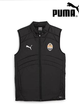 Жилет фк «шахтар» puma fcsd gilet розмір l оригінал технологія warmcell