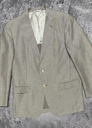 Лляний піджак ermenegildo zegna (оригінал, блейзер)
