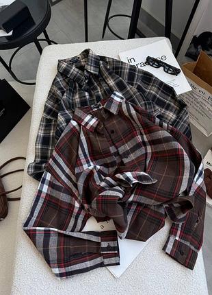 Рубашка в клетку
