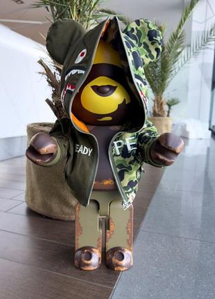 Статуетка bearbrick bape bear дизайнерська статуетка ведмідь беарбрік 70 см mb004
