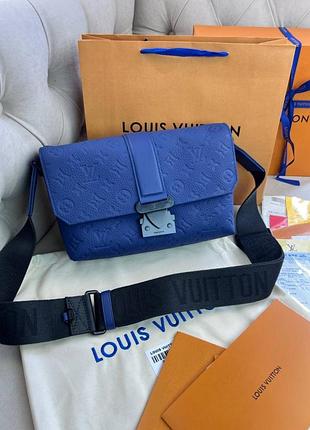 Месенджер синій louis vuitton s-cape blue c849