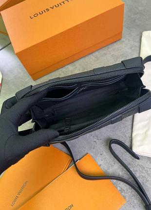 Мессенджер louis vuitton mini soft trunk чорний c830 6