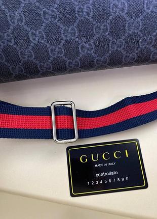 Месенджер сірий gucci supreme c583 9